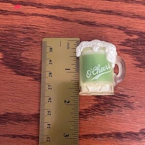 O’Cheers  Green Beer St. Patrick’s Day Brooch Vintage Hallmark 1982 EUC